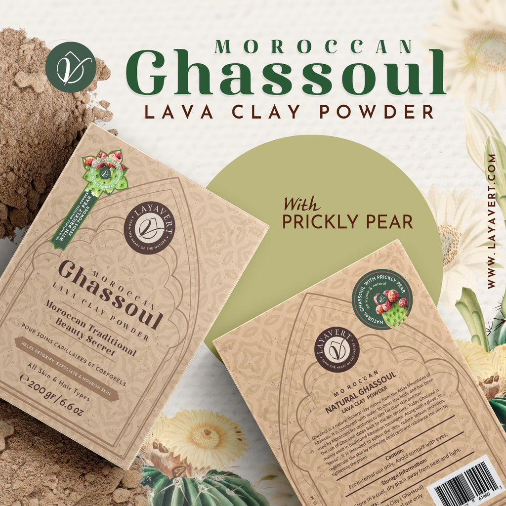 Beauty Secret: Ghassoul Powder with Prickly Pear