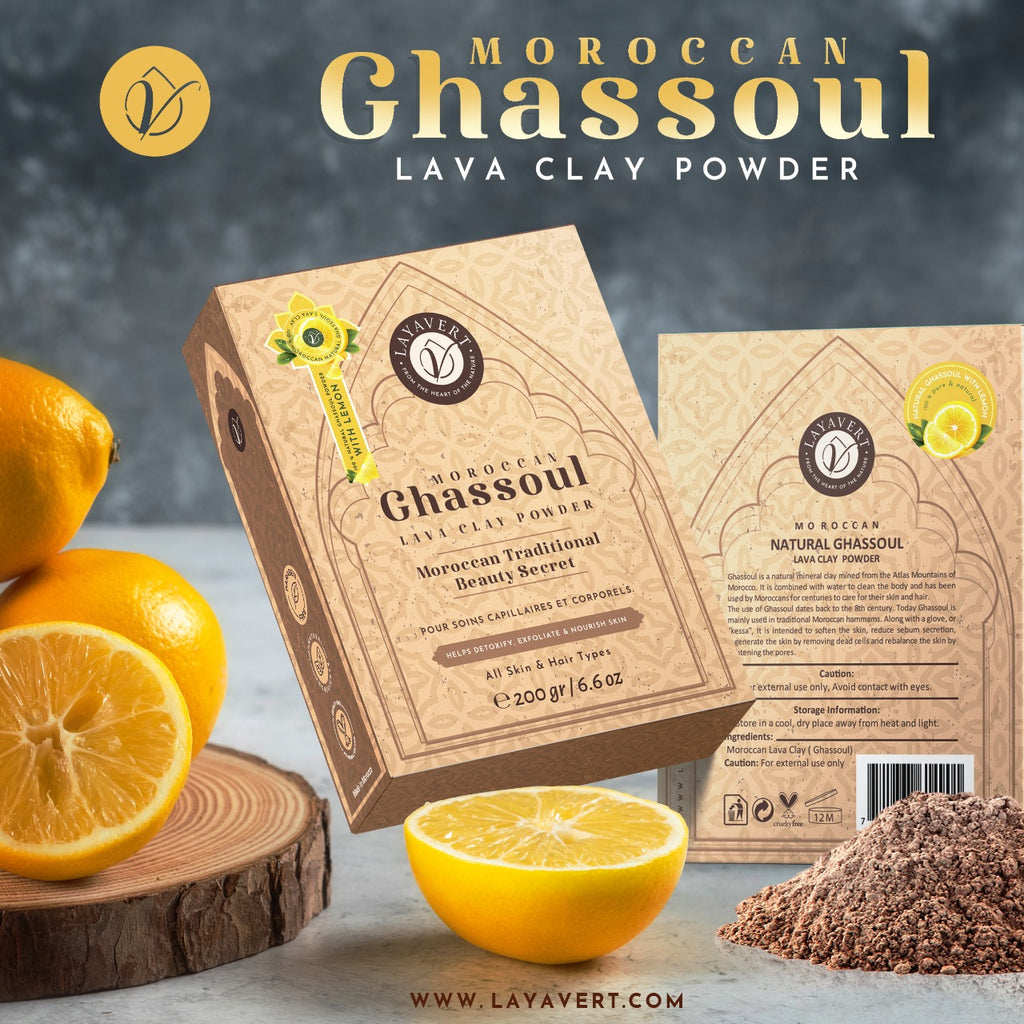 the Beauty Benefits of Ghassoul with Lemon