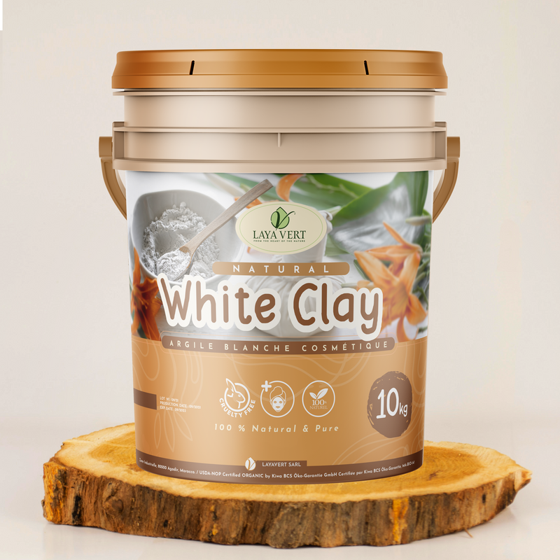 100% Organic Ghassoul Clay in past