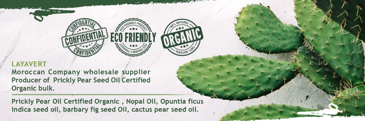 prickly pear oil display